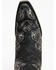 Image #6 - Circle G Women's Inlay Western Boots - Snip Toe, Black/grey, hi-res