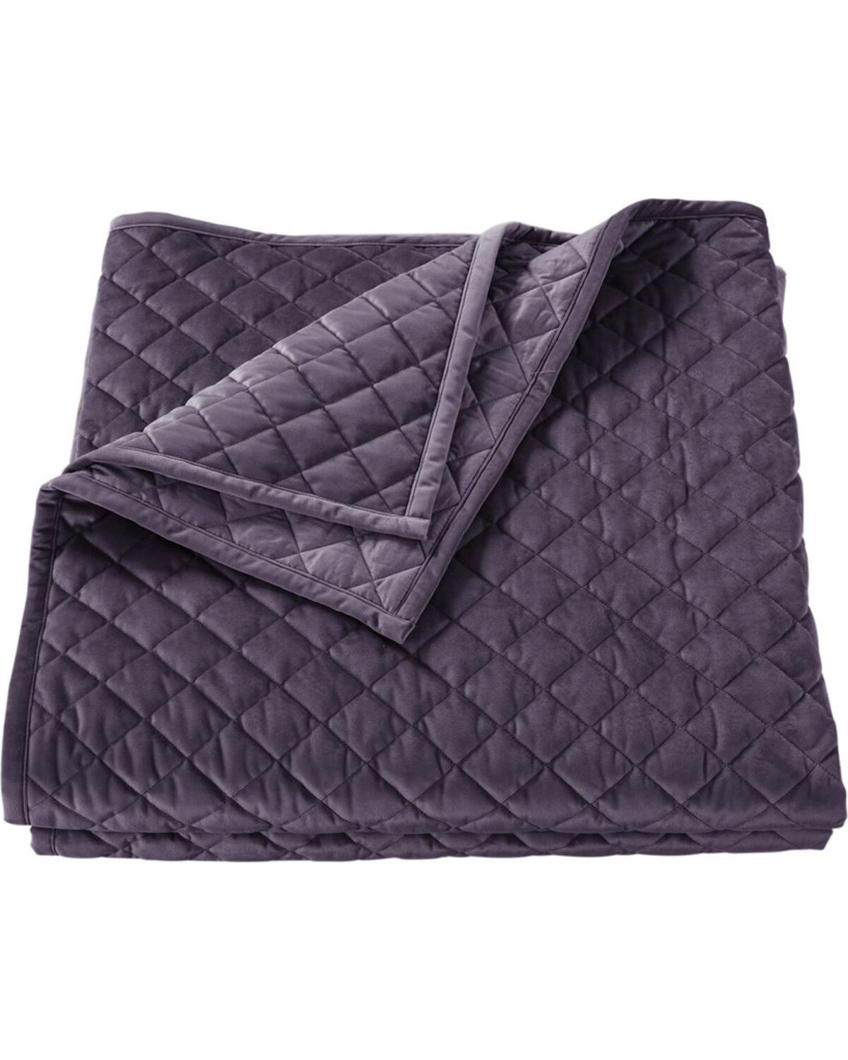 Image #1 - HiEnd Accents Velvet Full/Queen Quilt, Purple, hi-res