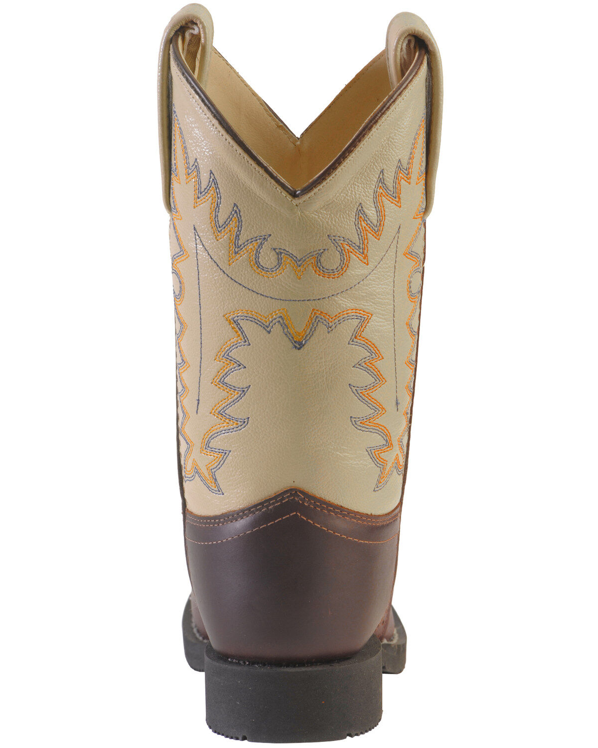 Image #7 - Old West Youth Boys' Saddle Vamp Cowboy Boots - Round Toe, , hi-res