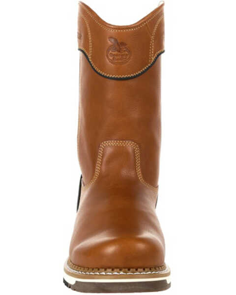 Georgia Boot Men's AMP LT Western Work Boots - Soft Toe, Brown, hi-res