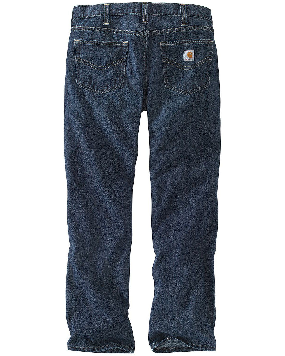 Image #2 - Carhartt Workwear Men's Relaxed Fit Holter Jeans, Dark Stone, hi-res