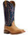 Image #1 - Ariat Women's Darbie TEK Step Performance Western Boots - Broad Square Toe, Blue, hi-res