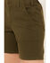 Image #2 - Carhartt Women's Rugged Flex&reg; Relaxed Fit Canvas Work Shorts, Forest Green, hi-res
