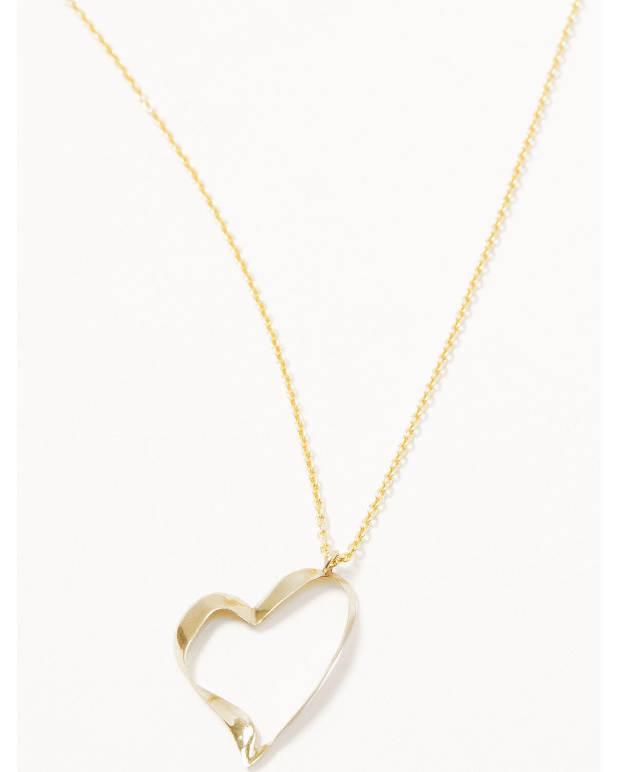 Ink + Alloy Women's Hope Ribbon Open Heart Necklace, Multi, hi-res