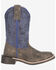 Image #2 - Old West Little Boys' Harrison Western Boots - Broad Square Toe, Blue, hi-res