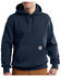 Image #2 - Carhartt Men's Rain Defender Paxton Heavyweight Hooded Sweatshirt, Navy, hi-res