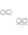 Image #1 - Montana Silversmiths Women's Silver Shine Infinity Earrings, Silver, hi-res