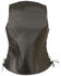Image #2 - Milwaukee Leather Women's Open Neck Side Lace Zipper Front Vest - 5X, , hi-res