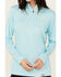 Image #3 - Ariat Women's Rebar Evolve 1/2 Zip Long Sleeve Work Shirt, Turquoise, hi-res