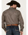 Image #4 - Reisistol Men's Quinton Stripe Snap Western Shirt, Black/tan, hi-res