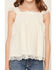 Image #3 - Shyanne Girls Eyelet Sleeveless Tank Top, Cream, hi-res