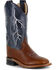 Image #1 - Cody James® Boys' Lightening Western Boots, Brown, hi-res