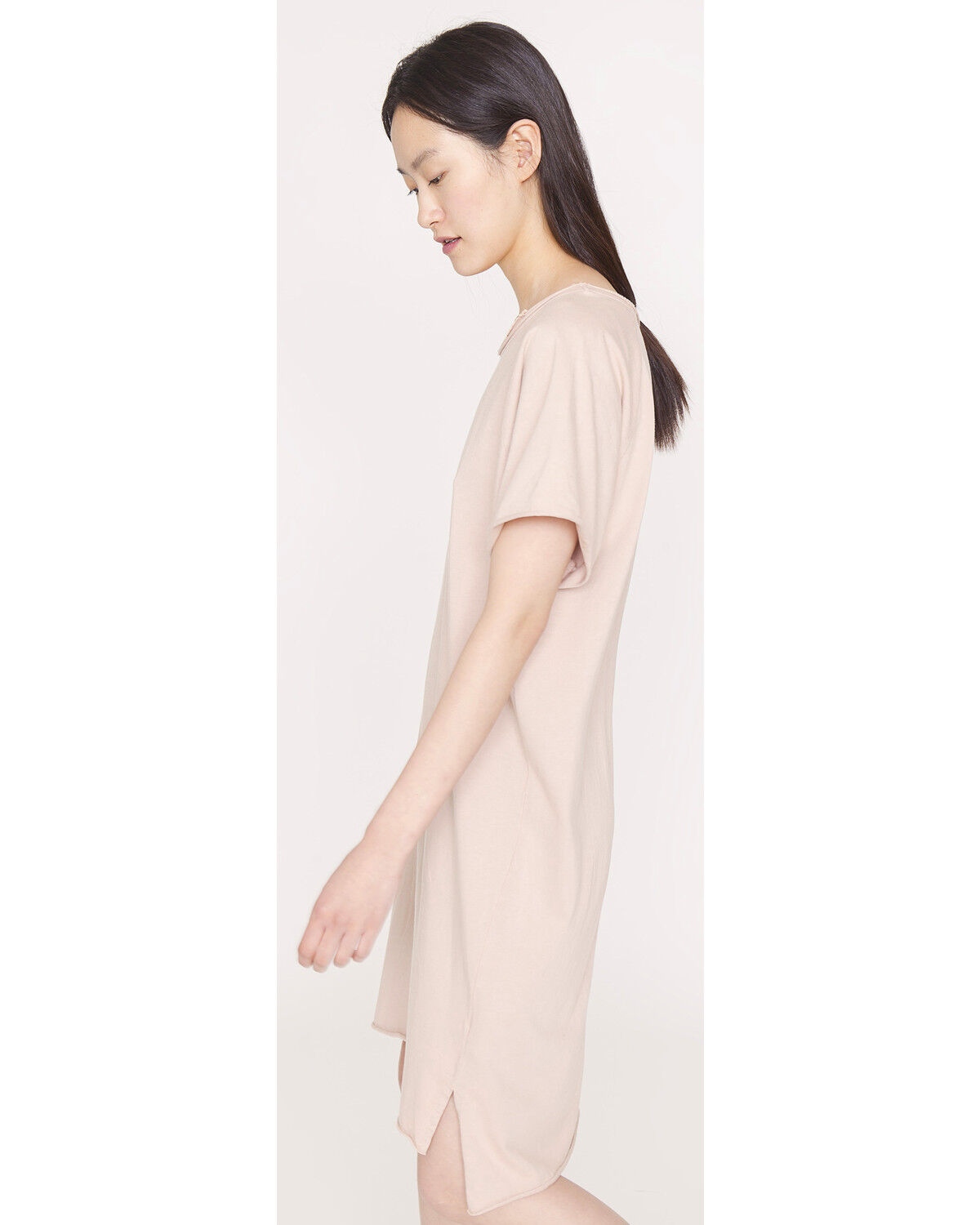 Image #2 - Friday's Project Women's Short Sleeve Mini T-Shirt Dress, Dark Pink, hi-res