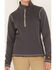 Image #3 - Wrangler Women's FR Quarter-Zip Pullover, Charcoal, hi-res