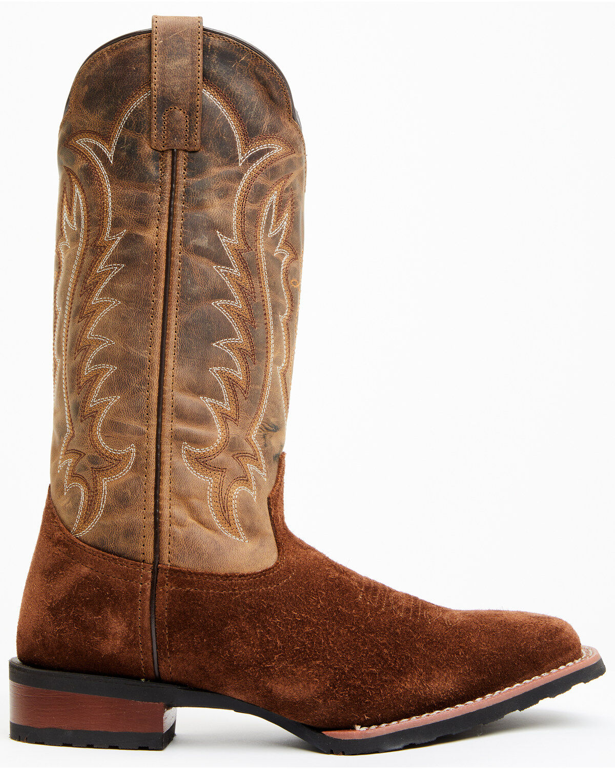 Product Name:  Laredo Men's Rigid Roughout Performance Western Boots - Broad Square Toe