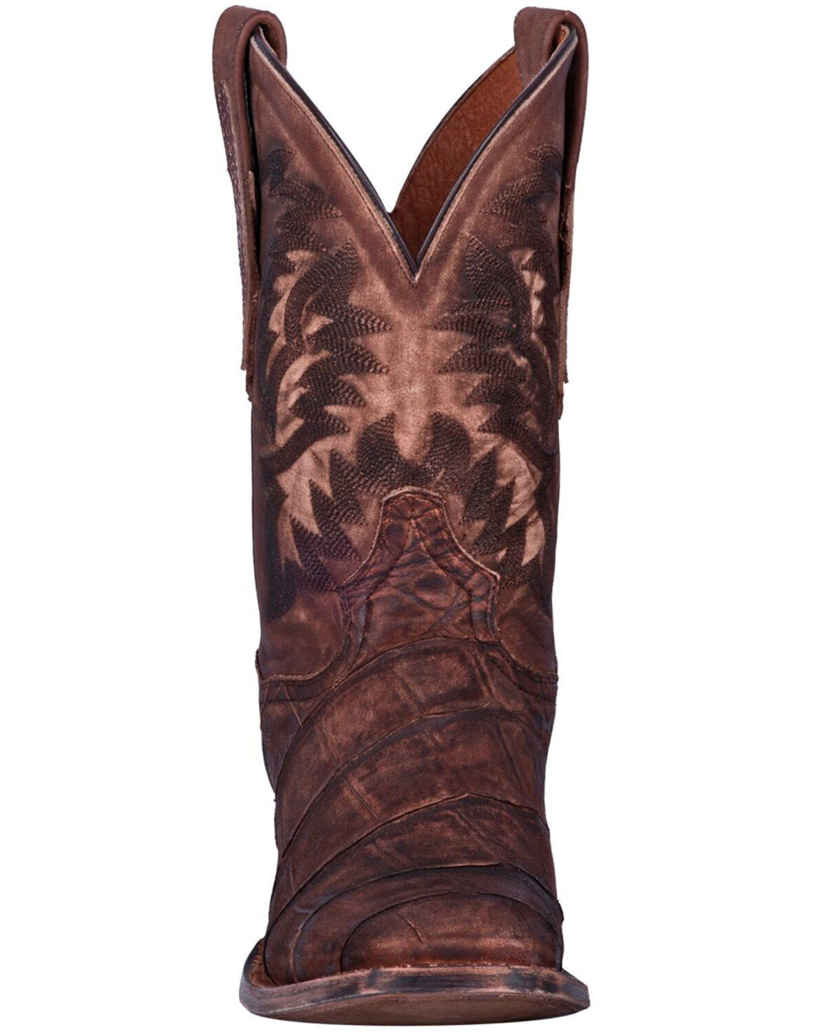 Image #5 - Dan Post Men's Albert Western Boots - Square Toe, Brown, hi-res