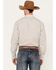 Image #4 - Resistol Men's Princeton Medallion Print Long Sleeve Pearl Snap Western Shirt, Cream, hi-res