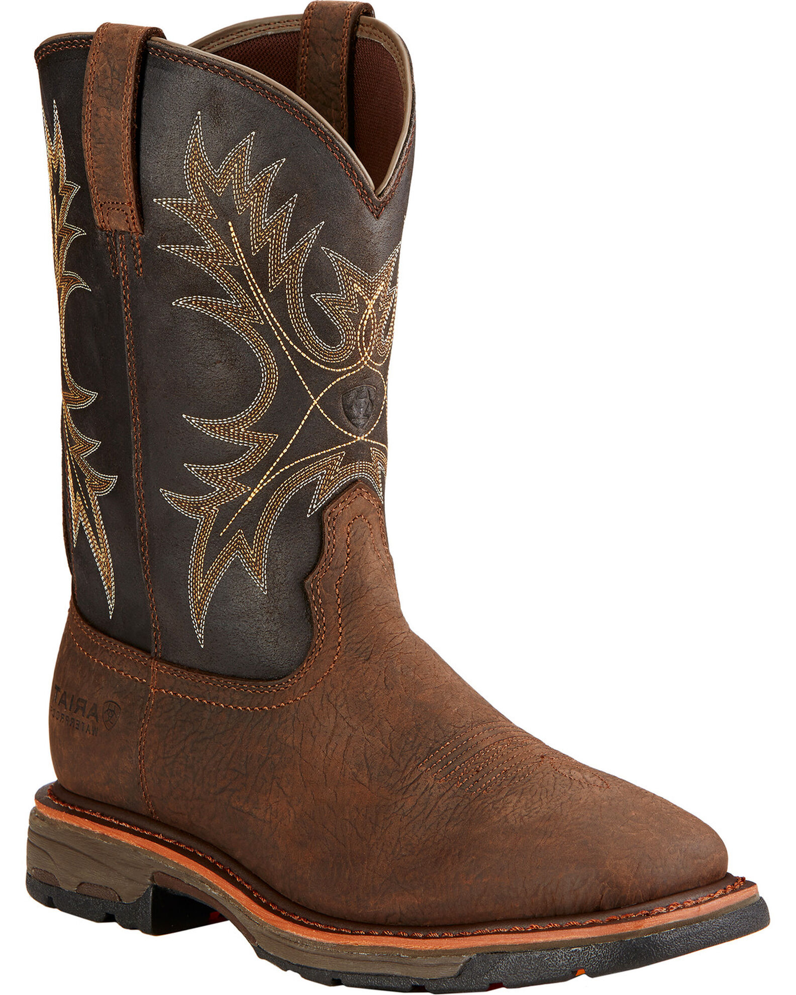Ariat Men s WorkHog H2O Western Work Boots Soft Toe Boot Barn