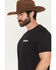 Image #3 - Wrangler Men's Steerhead Short Sleeve Graphic T-Shirt, Black, hi-res