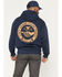 Image #1 - Troll Co Men's Haggler Hooded Sweatshirt, Navy, hi-res
