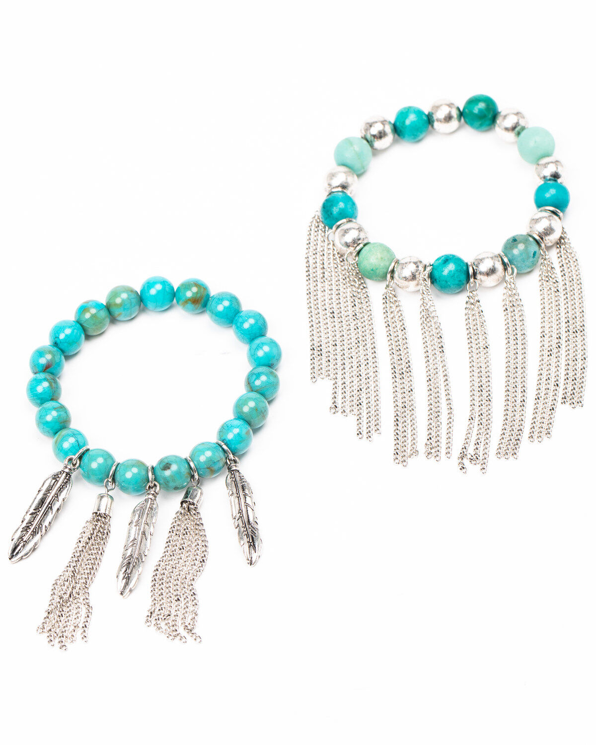 Image #1 - Idyllwind Women's Callin' It Off Fringe Bracelet Set, Turquoise, hi-res