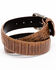 Image #2 - Cody James Men's Hornback Caiman Exotic Belt, Brown, hi-res