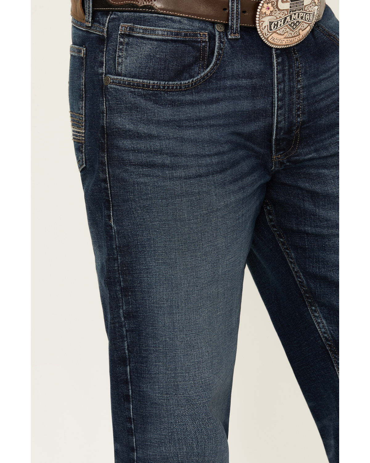 Product Name:  Wrangler 20X Men's Sunnybrook Dark Wash Extreme Relaxed Straight Stretch Denim Jeans