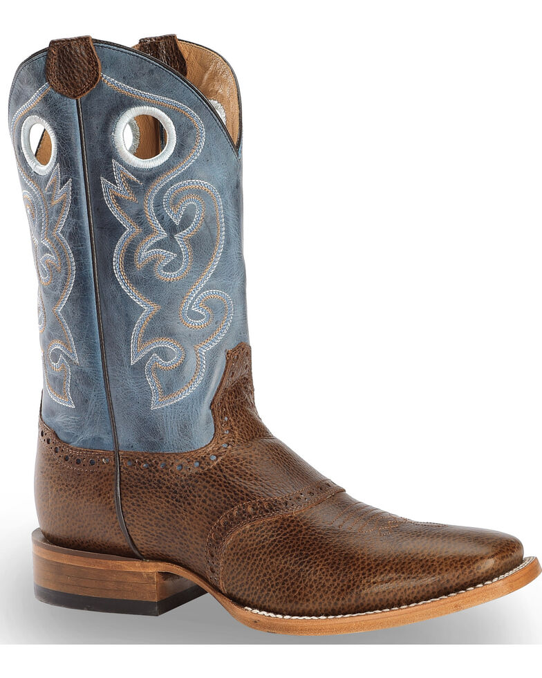 cowboy boots with saddle vamp