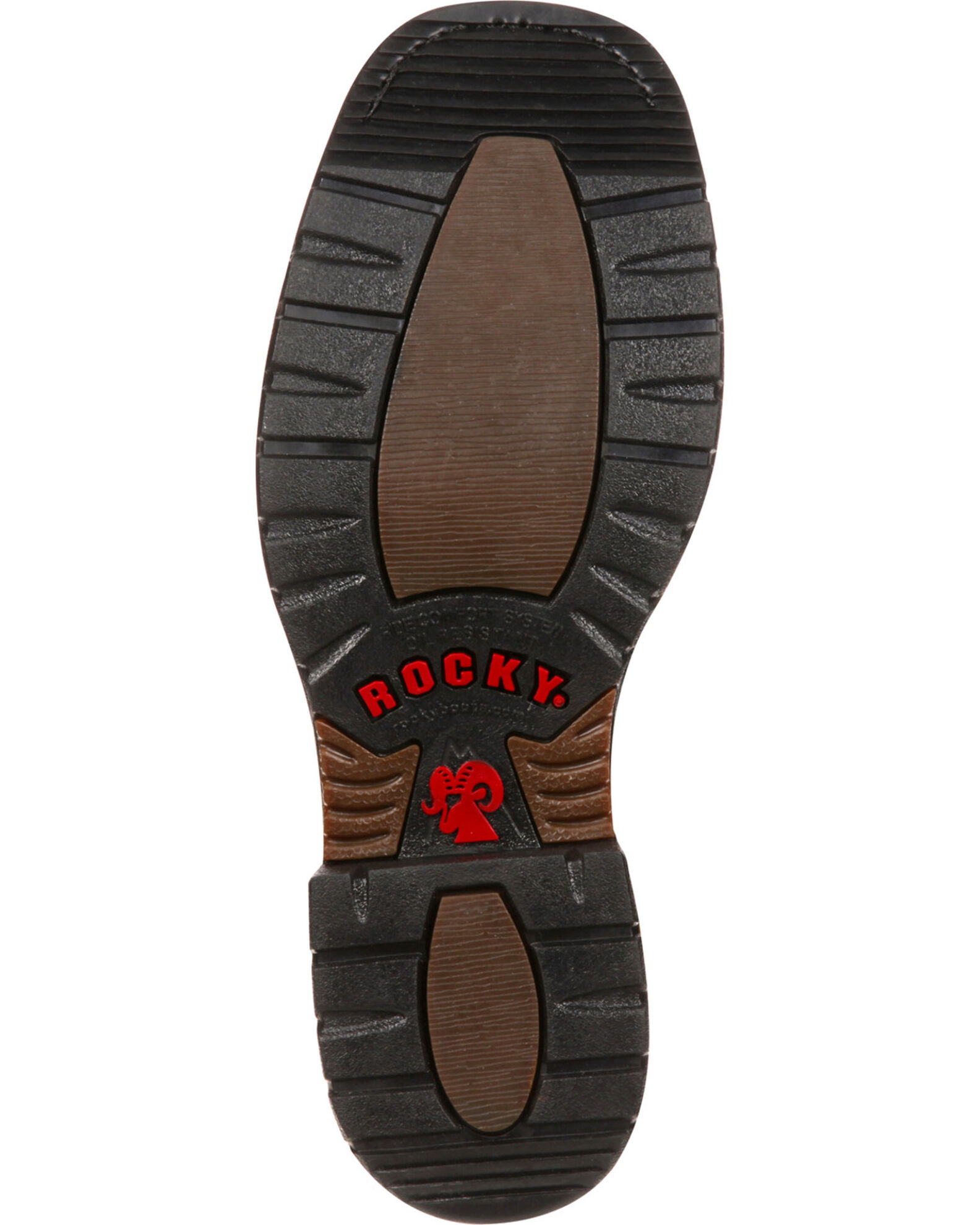 Image #5 - Rocky Men's Original Ride Western Boots, Tan, hi-res