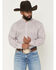 Image #1 - Ariat Men's Tiernan Geo Print Long Sleeve Button-Down Western Shirt, White, hi-res