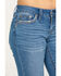 Image #5 - Shyanne Women's Light Wash Faux Flap Bling Bootcut Jeans, , hi-res