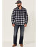 Image #2 - Flag & Anthem Men's Multi Manhasset Performance Plaid Long Sleeve Button-Down Western Flannel Shirt, Cream, hi-res