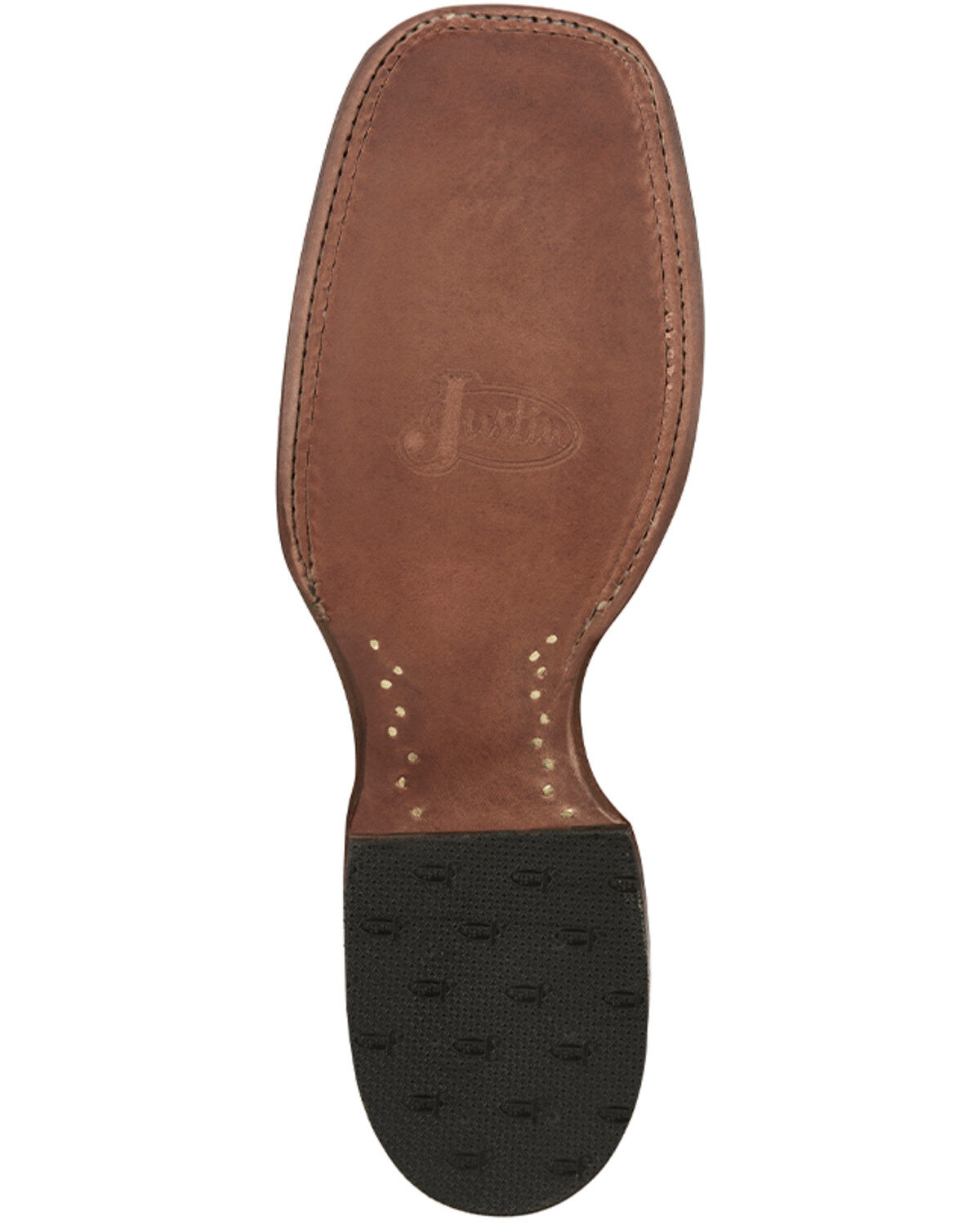 Image #7 - Justin Men's Full-Quill Ostrich Exotic Boot - Square Toe, Brandy Brown, hi-res