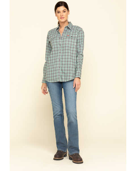 Image #6 - Ariat Women's FR Eberly Snap Long Sleeve Work Shirt, , hi-res
