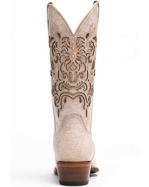 Shyanne Women's Natalie Western Boots - Snip Toe, Ivory, hi-res