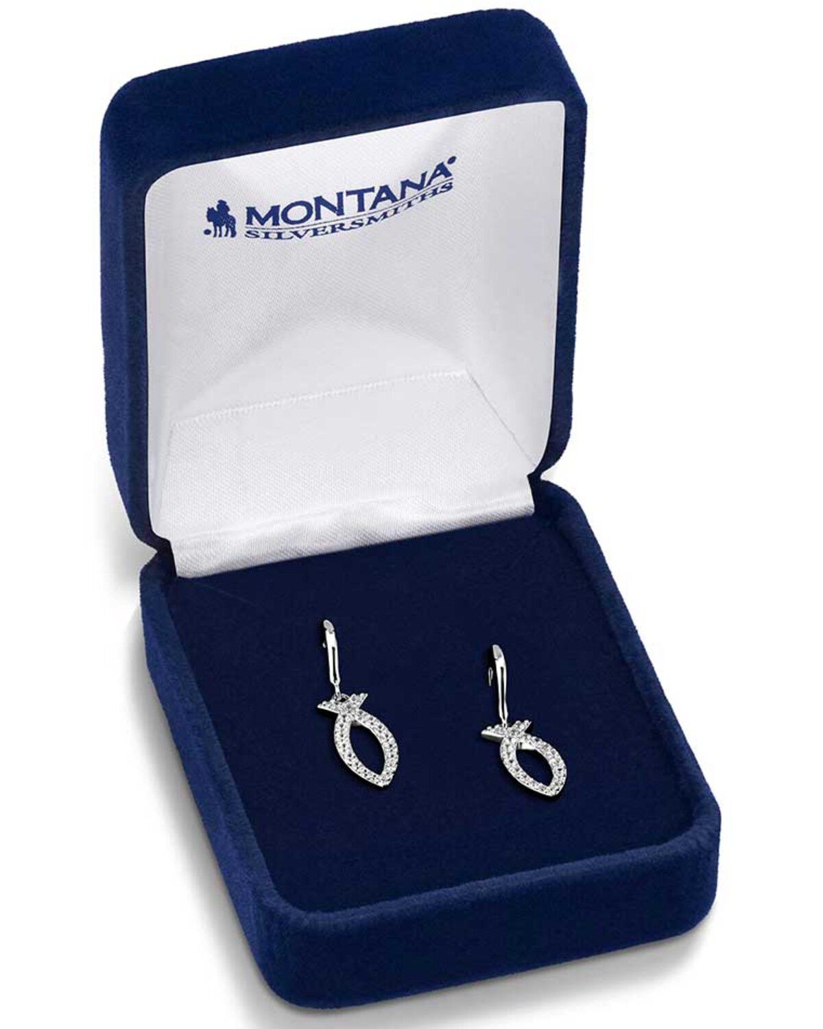 Image #3 - Montana Silversmiths Women's Graceful Waters Earrings, Silver, hi-res