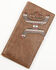 Hooey Men's Brown Hooey Logo Laser Cut Southwest Print Rodeo Wallet, Brown, hi-res