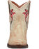 Image #4 - Dan Post Women's Rustic Flower Embroidery Western Booties - Snip Toe , , hi-res