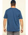 Image #2 - Carhartt Men's Short-Sleeve Logo T-Shirt, Indigo, hi-res