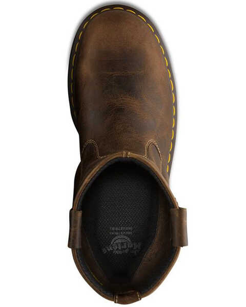 Dr. Martens Wellington Work Boots - Steel Toe , Brown, hi-res