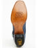 Image #7 - Dan Post Men's 11" Exotic Ostrich Leg Western Boots - Square Toe, Blue, hi-res