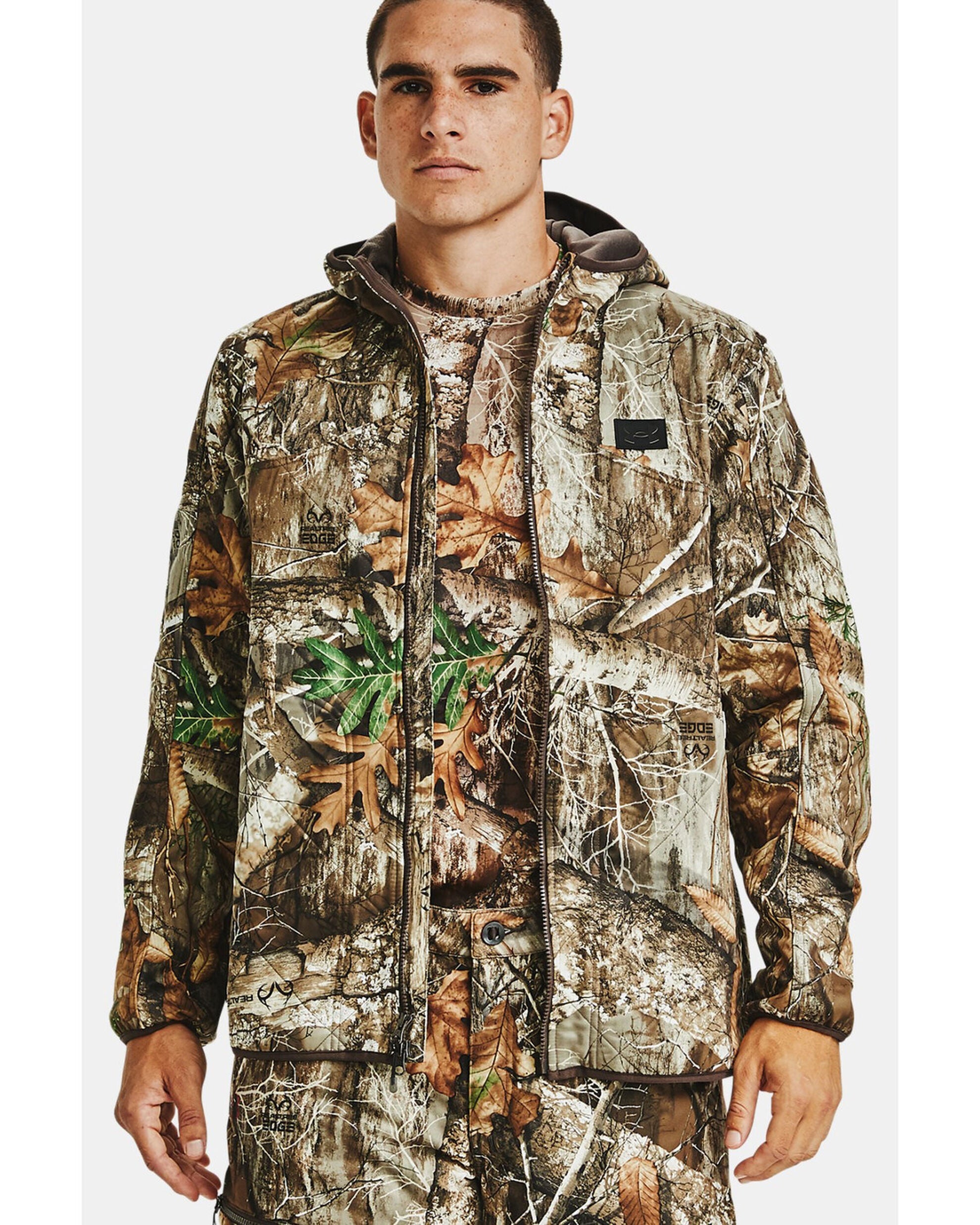 stussy realtree edge zip work jacket