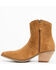 Image #3 - Dingo Women's Miss Priss Suede Booties - Round Toe, Camel, hi-res