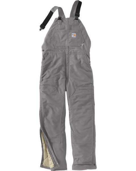 Image #2 - Carhartt Men's FR Duck Quilt-Lined Bib Overalls - Big & Tall, , hi-res