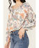 Image #3 - Flying Tomato Women's Floral Long Sleeve Peasant Top, , hi-res