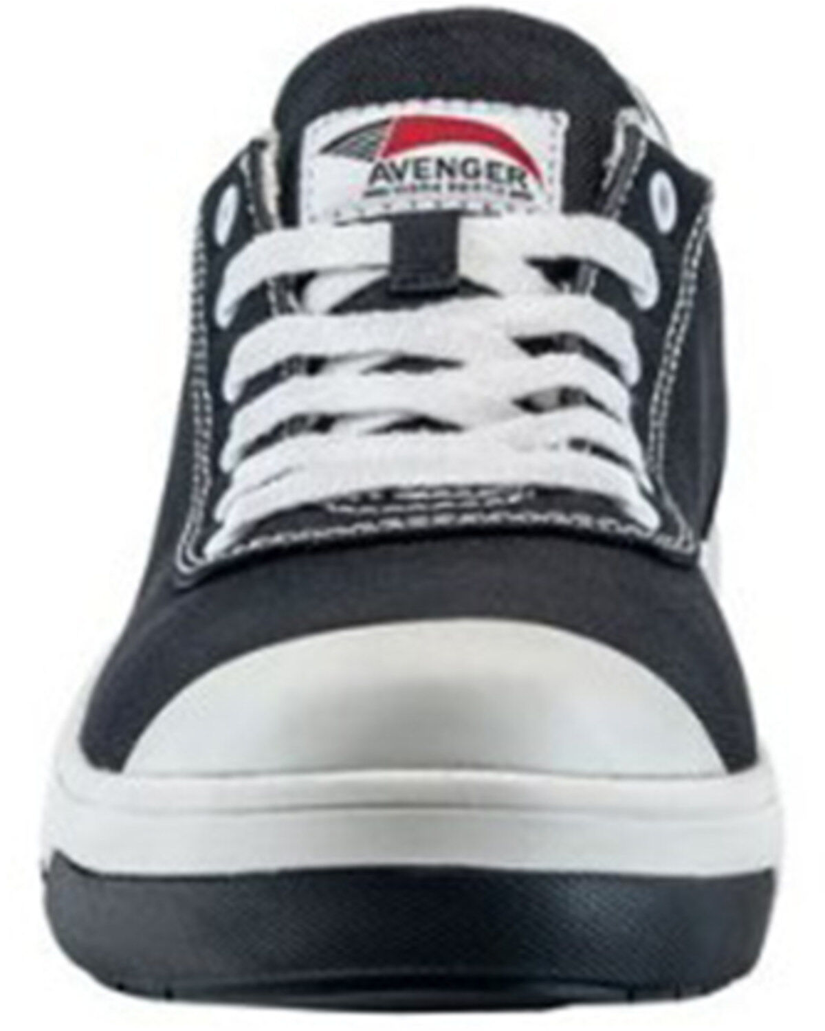 Image #4 - Avenger Men's Blade 6-Eye Lace-Up Athletic Work Shoes - Alloy Toe, Black, hi-res