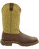 Image #9 - Durango Men's Rebel Western Performance Boots - Broad Square Toe, Coffee, hi-res
