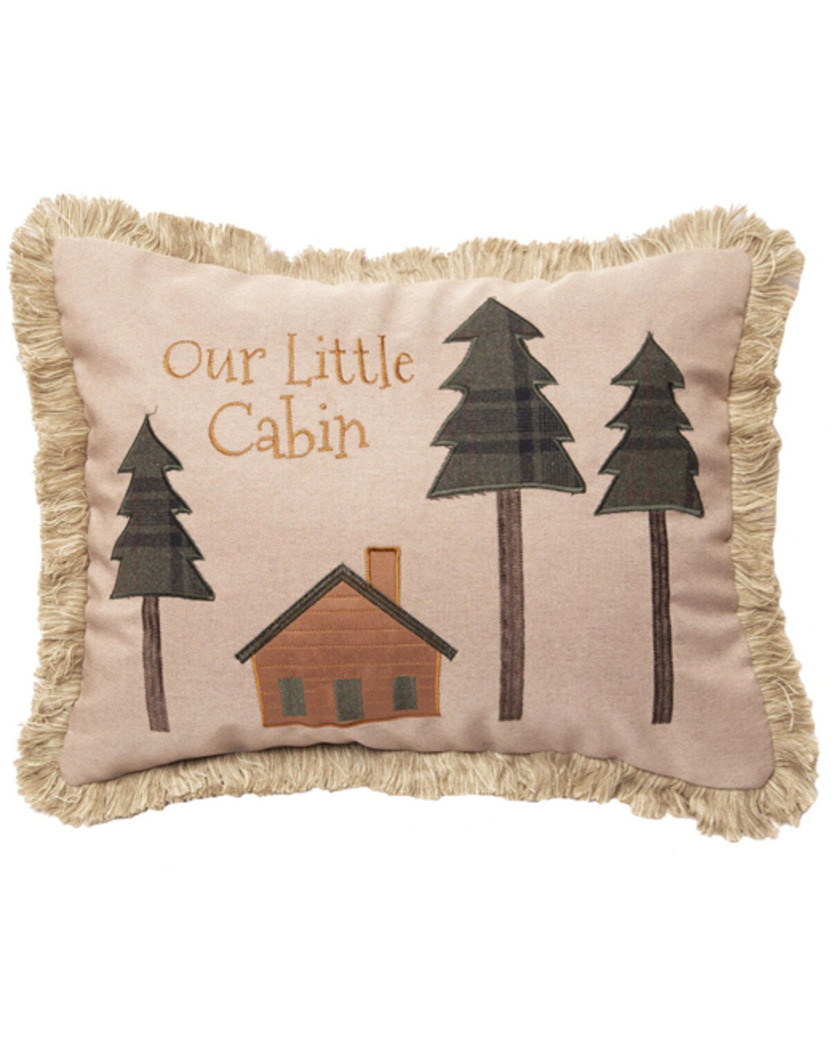 Carstens Our Little Cabin Pillow, Cream, hi-res
