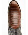 Image #6 - Dan Post Men's 12" Exotic Caiman Western Boots - Round Toe, Brown, hi-res