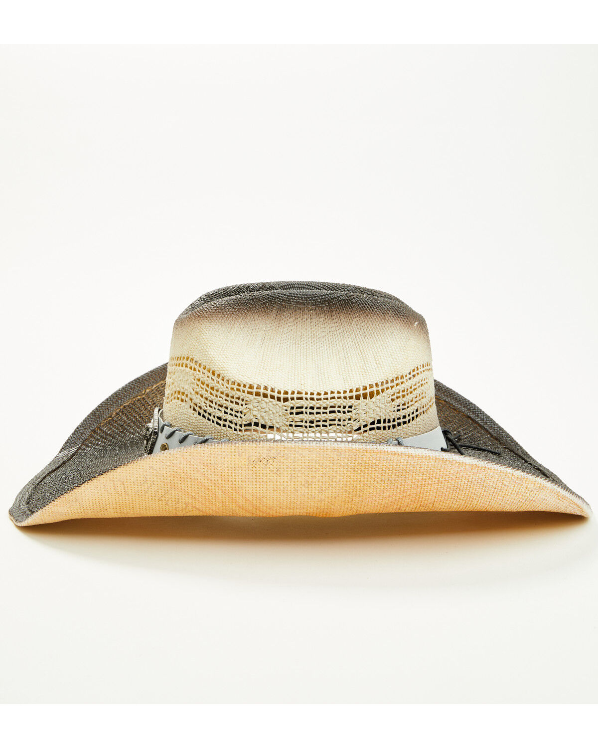 Image #3 - Cody James Boys' Longhorn Luke Straw Cowboy Hat, Natural, hi-res